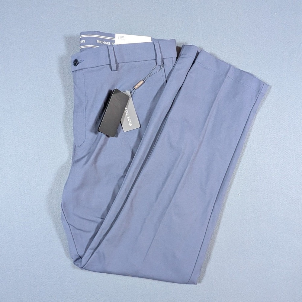 Michael Kors Passport Collection Pants Mens 36W x 32L Blue Gray Classic Fit